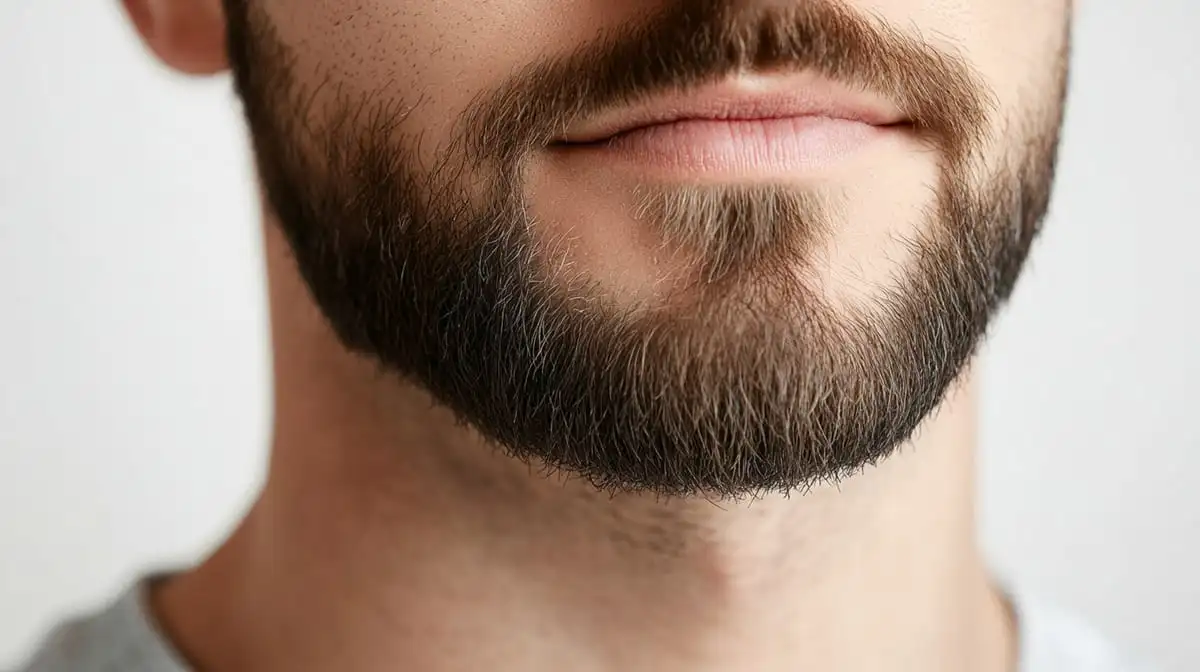 Beard transplant in Turkey showing a fuller, natural facial hair result